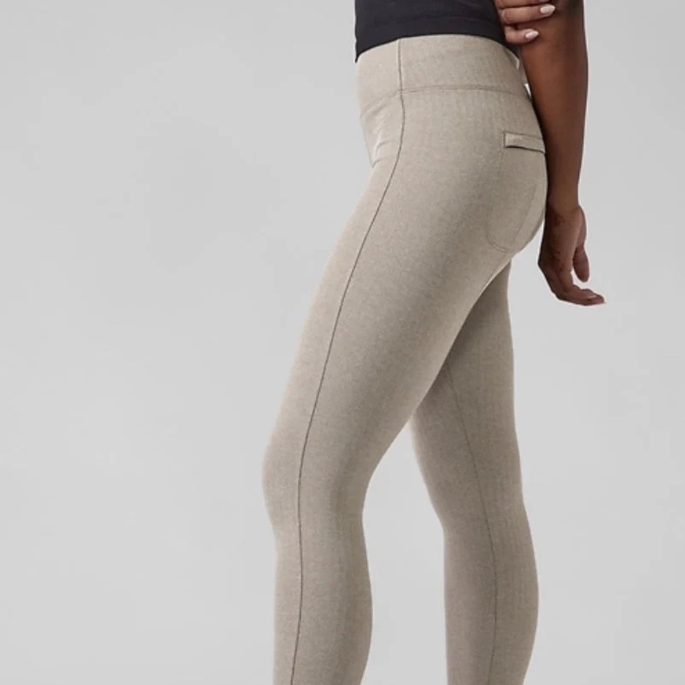 ATHLETA Delancey herringbone tight light asphalt - Picture 3 of 9